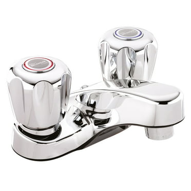 Keeney Manufacturing EBA74WCP Dual Handle Metallic Bathroom Faucet 